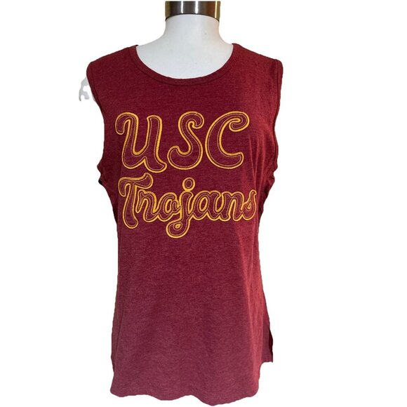 Colosseum Tops - USC Trojans Colosseum Athletics Red Sleeveless Tank Top T-Shirt Women's M NEW